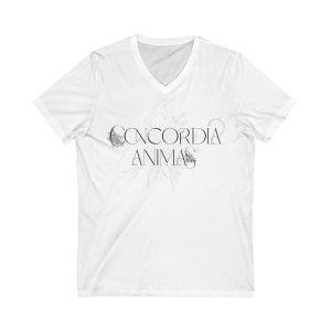 Concordia Animas  Harmony of the Soul = Love- Short Sleeve V-Neck Tee