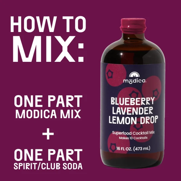 Blueberry Lavender Lemon Drop Mocktail Mix - Image 4