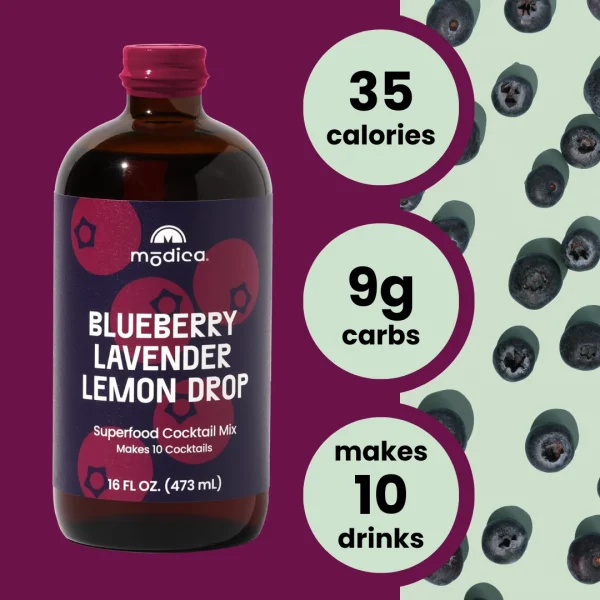 Blueberry Lavender Lemon Drop Mocktail Mix - Image 2