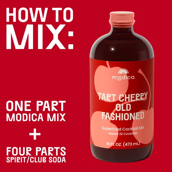 Tart Cherry Old Fashioned Mocktail Mix - Image 3