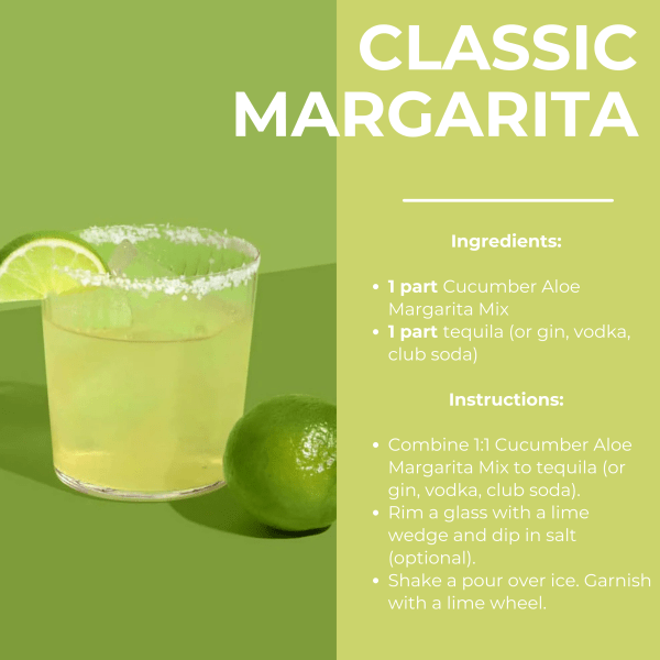 Cucumber Aloe Margarita Mocktail Mix - Image 4