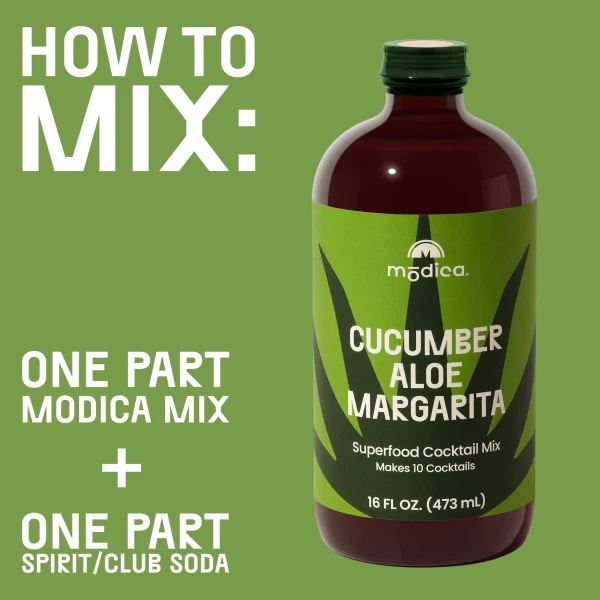Cucumber Aloe Margarita Mocktail Mix - Image 3