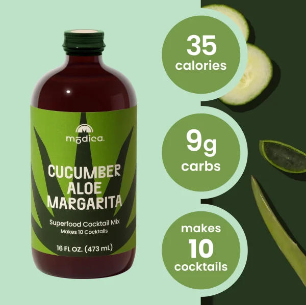 Cucumber Aloe Margarita Mocktail Mix - Image 2