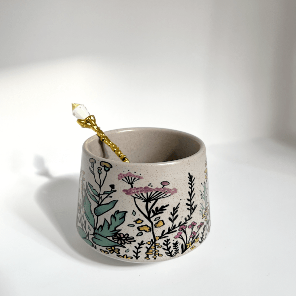 Wildflower Meadow Tea Ritual Palm Cup