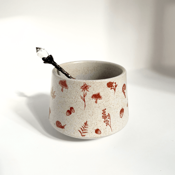 Mushroom Magic Tea Ritual Palm Cup - Image 2