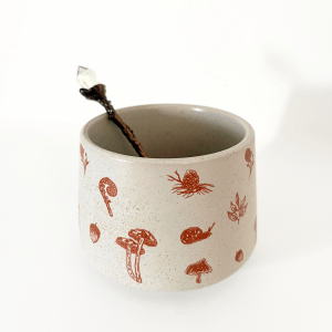 Mushroom Magic Tea Ritual Palm Cup