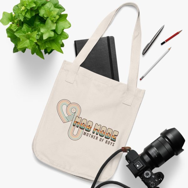 M.O.B MODE - Organic Canvas Tote Bag - Image 3