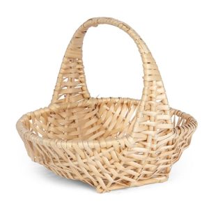 Oval Split White Willow Basket